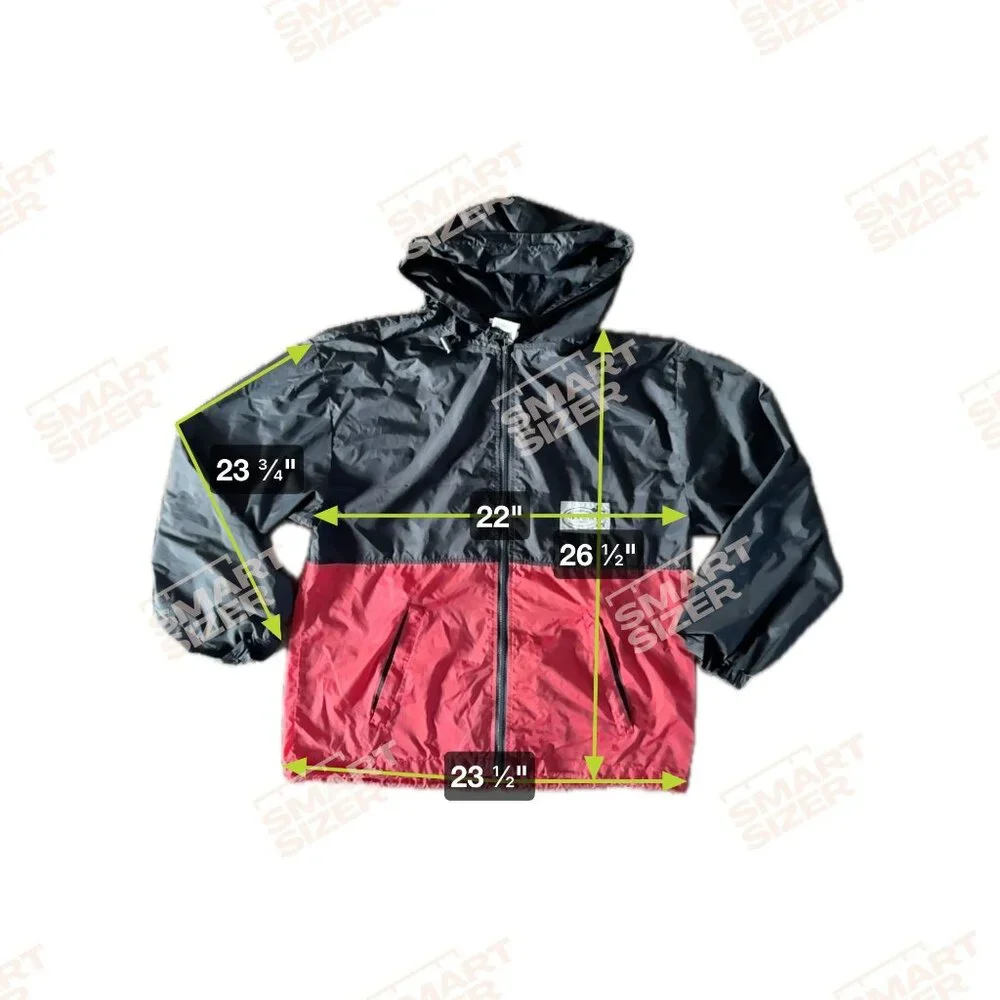 Walt Disney World Mickey Mouse Hooded Windbreaker Jacket Adult M Full Zip‎ WDW